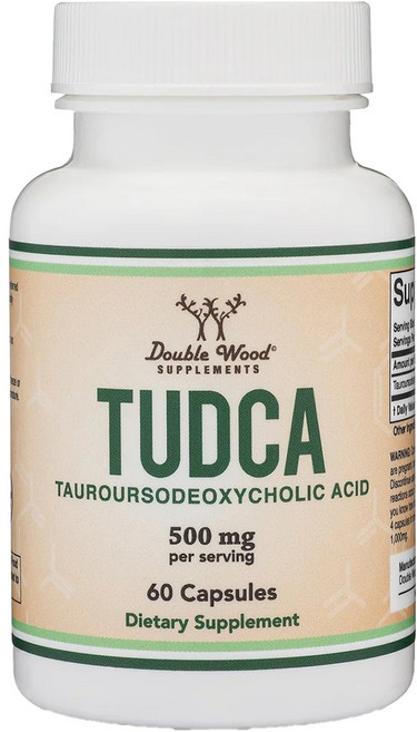Double Wood 牛磺熊去氧膽酸 500毫克 膠囊, 1個, 60錠