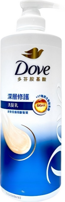 Dove多芬深層修護洗髮乳, 700g, 1瓶