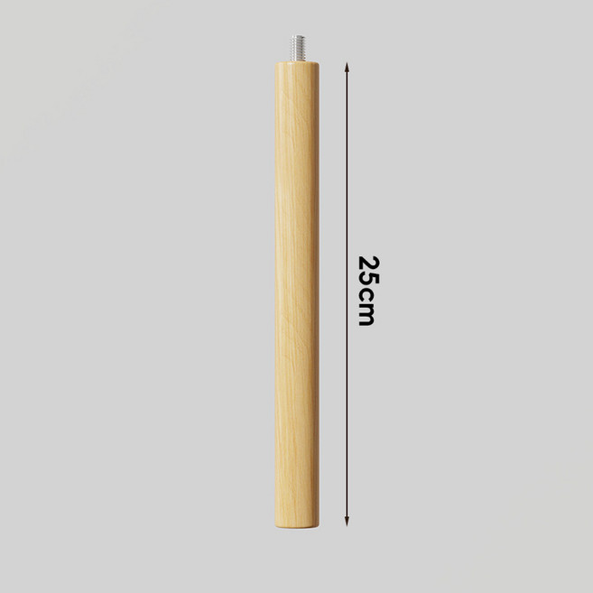 實木電腦顯示器增高架, 原木支撐腿25cm*4實木, 1個
