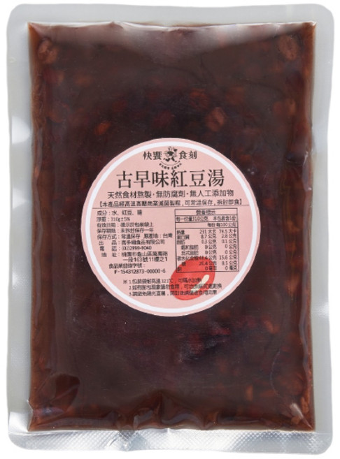 快饗食刻 古早味紅豆湯, 310g, 1包