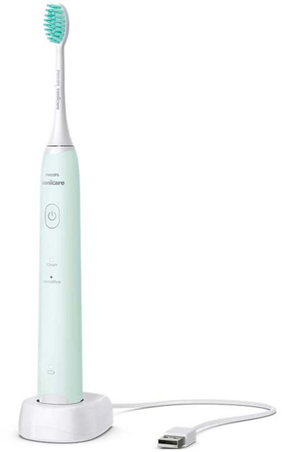 PHILIPS 飛利浦 Sonicare 2100 系列電動牙刷 HX2421-03, 1套, 淺綠色, 單一商品