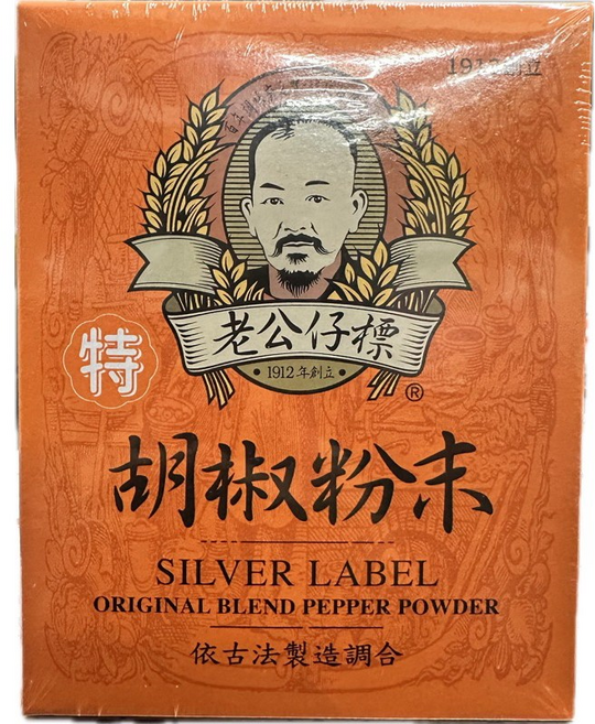 老公仔標 特選白胡椒粉, 600g, 1個