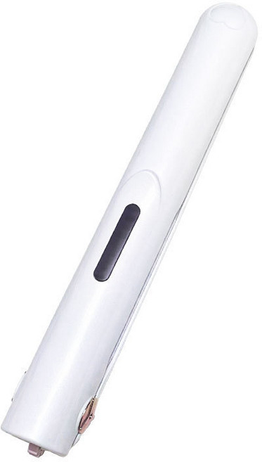 NAOMOU 40mm 慵懶蛋捲棒 水波紋大捲 負離子護髮 電夾板, 白色, 18mm充電夾板