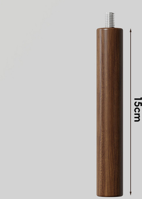 實木電腦顯示器增高架, 胡桃色支撐腿15cm*4實木, 1個