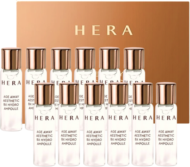 헤라 에이지 어웨이 에스테틱 BX 하이드로 앰플 + (사은품 증정), 5ml, 12개