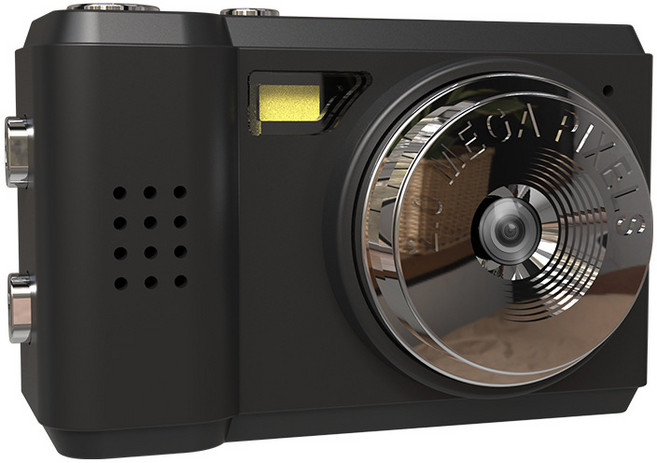 AQWA 4K 4800萬畫素 迷你數碼相機, 1個, CCD0黑色