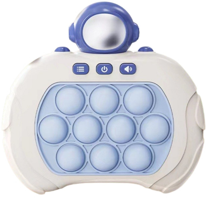 中文發音打地鼠遊戲機 益智速推滅鼠先鋒兒童玩具, 1個, 三代宇航員升級版(999關卡,觸控升級), 三代宇航員(圖案)