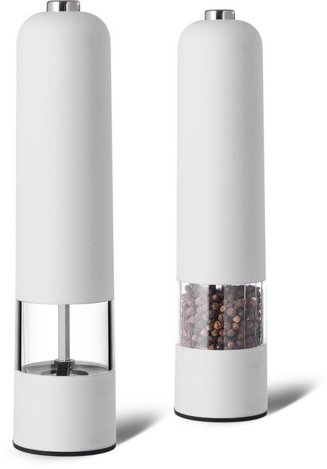 電動黑胡椒研磨器 玫瑰鹽研磨罐 花椒磨碎機 香料研磨機 送禮, 1個