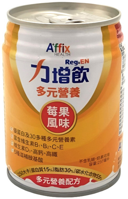 Affix 力增飲 多元營養 莓果風味 罐裝, 48個, 237ml