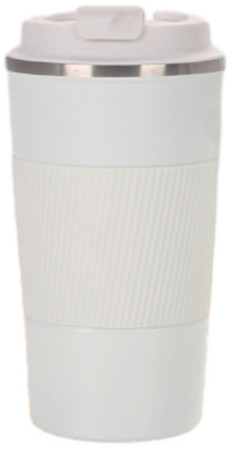 QWE 304不鏽鋼保溫咖啡杯, 白色2, 1個, 510ml
