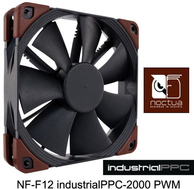 小白的生活工場*Noctua NF-F12 industrialPPC-2000工業級IP52防塵防水PWM風扇, 1個