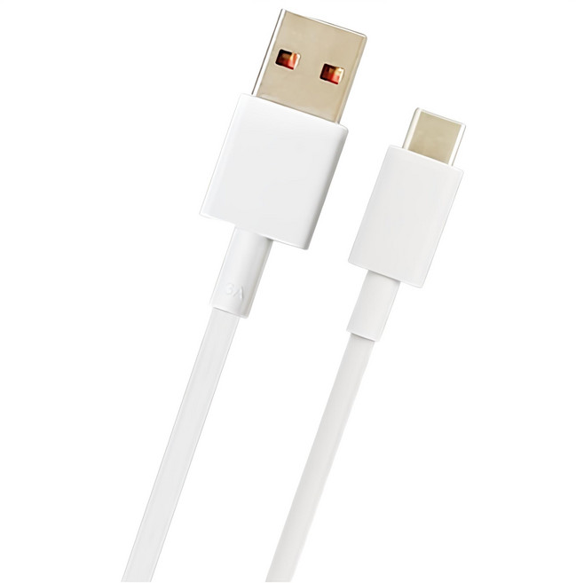 小米Type-C快充線 支援3A/6A 支援33W/67W/120W充電 傳輸穩定, 白色, 1個, 100 厘米