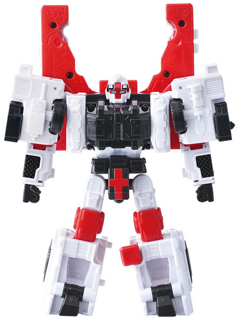 NEW TOBOT M 變形機器人 兒童玩具, 1個, 紅色、白色、黑色