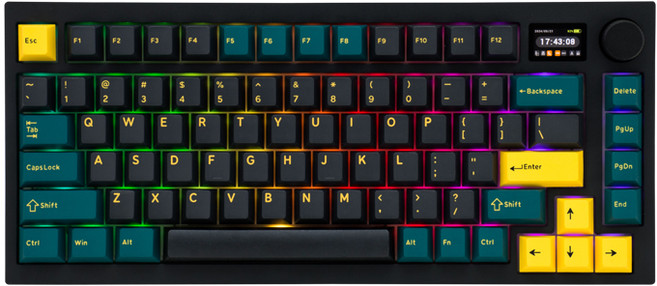 Mistel MD750 Delight RGB 無線三模 機械式鍵盤, Gateron 紅軸