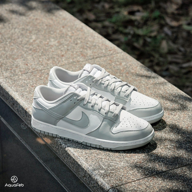 Nike Dunk Low Retro 男 灰白 滑板 經典 低筒 休閒運動鞋
