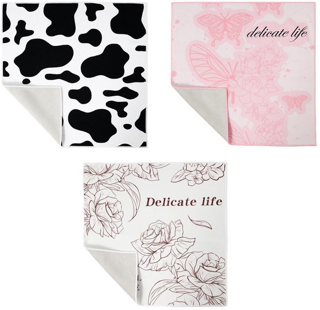 京軒 自黏布收納《大尺寸 即黏即用》承重強 百貼布 魔術自黏布, 乳牛紋-黑白, 1個
