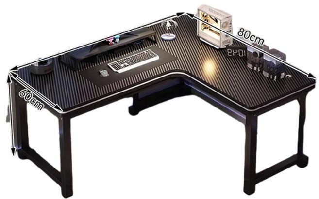 轉角電腦桌 家用電競桌, 120*80CM 右轉角 - 限5件