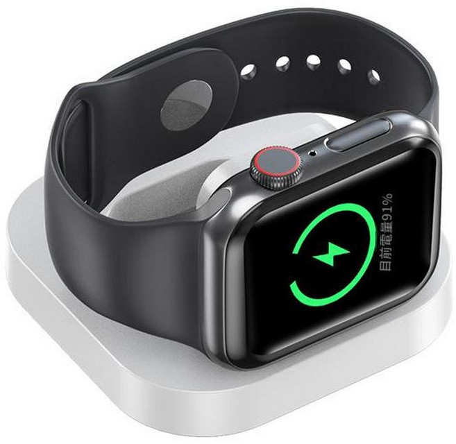 適用於 Apple Watch 的立式磁吸無線充電器, iwatch1 - 9 代 白色, 1個