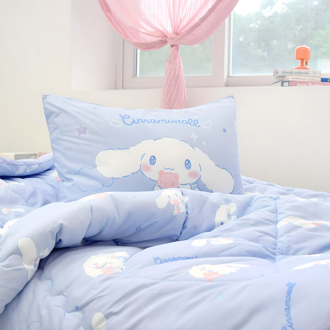 NARA HOME DECO 三麗鷗超細纖維四季被+枕頭套組