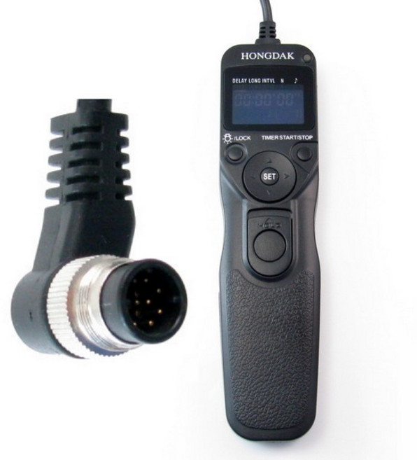 HONGDAK MC-30 縮時攝影定時器相機快門線 液晶定時快門線, 1個