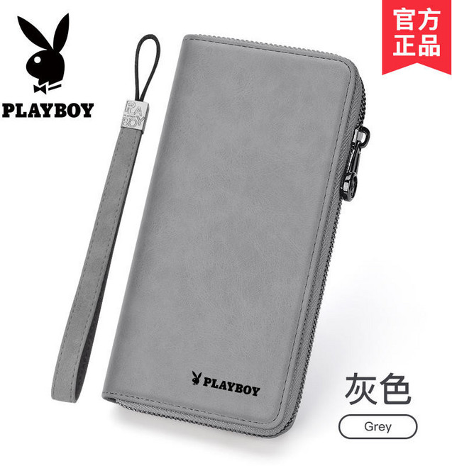 PLAYBOY花花公子 男士長夾 皮夾 手拿包 卡包 新款 潮牌