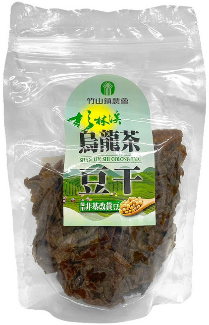 竹山鎮農會 杉林溪烏龍茶豆干 300g - 非基改黃豆, 1個, 杉林溪烏龍茶豆干300g