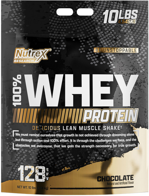 Nutrex Research 乳清蛋白粉 巧克力口味, 1包, 4.54kg