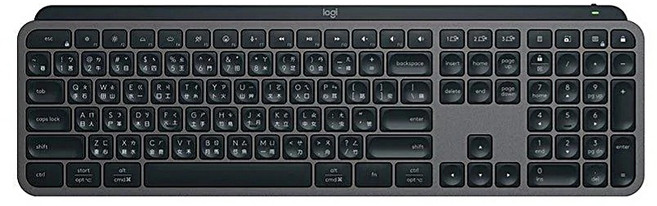 Logitech 羅技 無線 智能鍵盤 舒適打字 防水設計, 石墨灰, MX Keys S, 製造商軸
