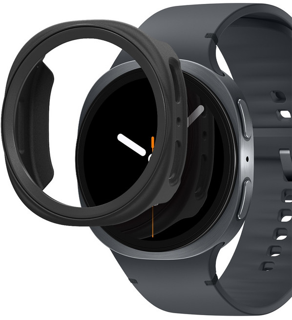 Araree 適用於 Samsung Galaxy Watch 8/9 (40/44mm) 抗衝擊保護殼, 1個, 44mm, 黑