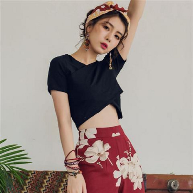 Queen 寬鬆大碼夏季休閒裙褲