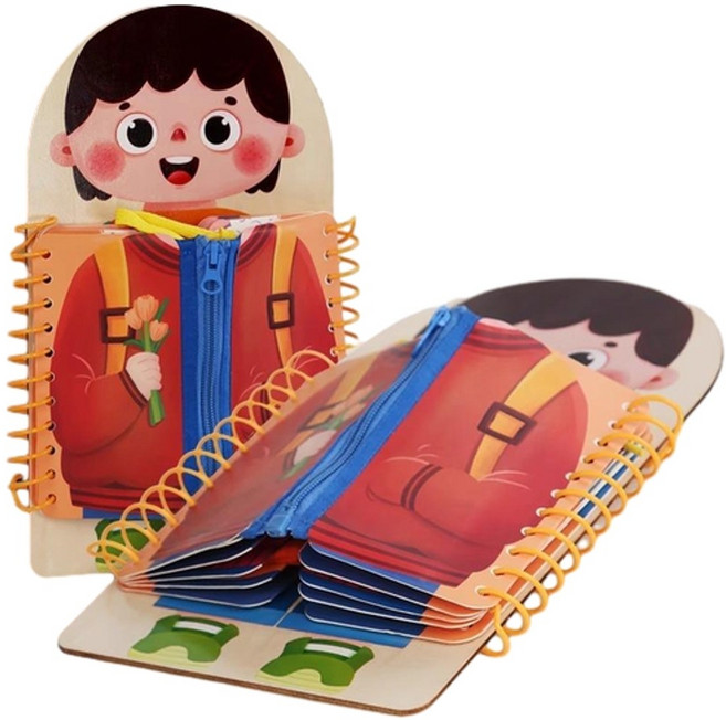 JWJJ 嬰兒早教遊戲桌, 忙碌書女孩需買背膠, 1套