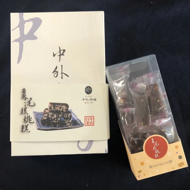 中外餅舖百年老店棗泥核桃糕 獨立包裝方便攜帶 口感豐富有層次 送禮自用兩相宜, 300g, 1套