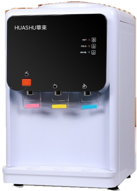 HUASHU華東 立式飲水機 家用製冷製熱三出水 冰水溫水, 台式, 1個, 16.9L