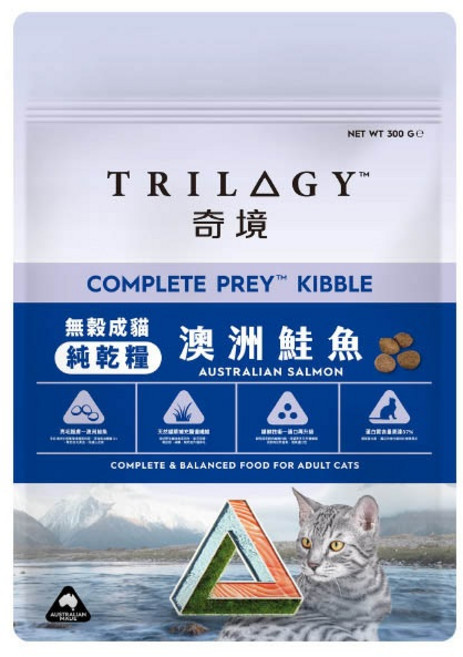 TRILOGY 奇境 無穀貓糧 澳洲鮭魚, 300g, 1包, 鮭魚