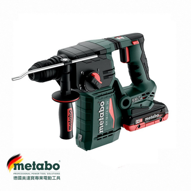metabo 美達寶 KH 18 LTX BL 24 無刷三用鎚鑽 (18V 鋰電), 1個, 雙5.5電池版,含稅(請提供統編)
