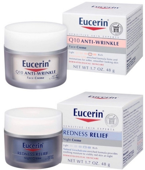 Eucerin Q10 抗皺緊緻臉部乳霜, 48g, 1件