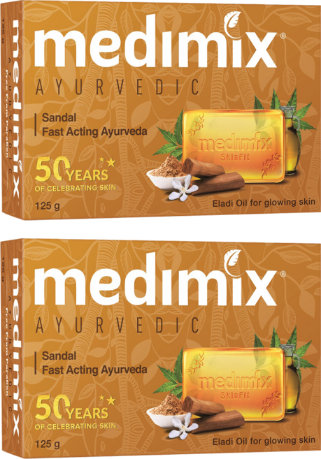 medimix 印度綠寶石美肌皂 檀香 125g, 2個
