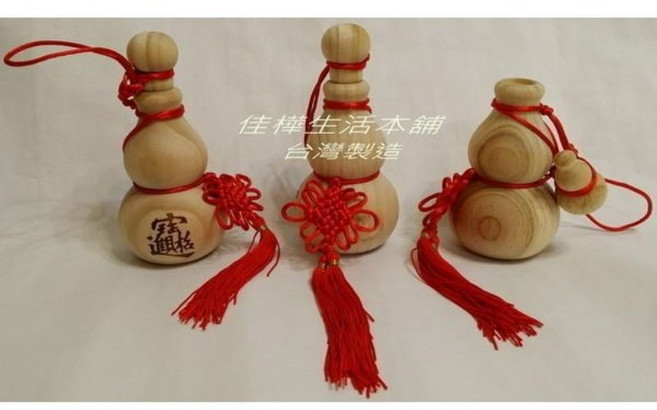 天然原木葫蘆木雕風水開運吊飾招財吊飾工藝品, 原木色
