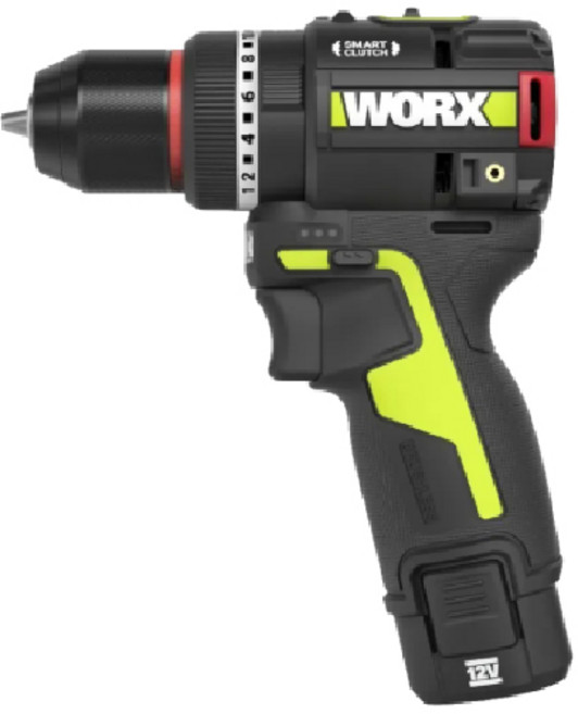 WORX 威克士 WU135T 12V 無刷智能離合夾頭電鑽 50Nm, 1個, 空機+工具箱(不含電池.充電器)