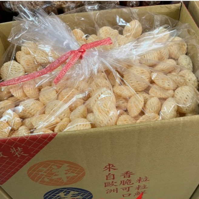 九福 古早味 懷舊零食 起司洋芋球 3台斤 起司口味, 1個, 1.8kg