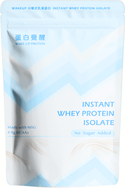 蛋白覺醒 分離式乳清蛋白 美國大廠分裝 無添加高純度 每份含90%蛋白質與4.9克BCAA 500g, 1個, 【分離】MSG乳源500G