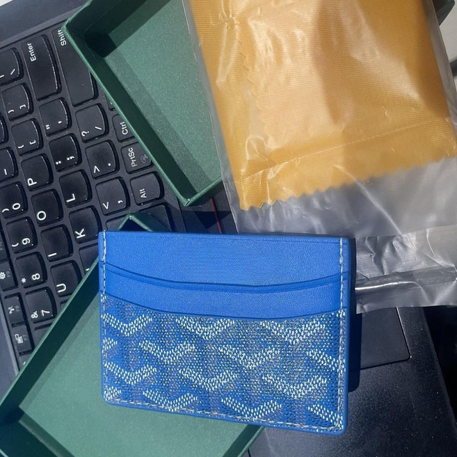 good 真皮男女通用卡包超薄卡證件一片小巧印花多功能