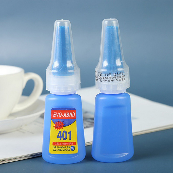 L-one 韓國 401 強力膠 萬用膠 美甲 貼鑽 瞬間膠 公仔膠 三秒膠 補鞋膠 模型膠 修理 手工藝 快乾 膠水, 1個