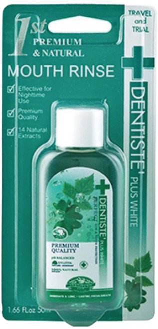 DENTISTE' PLUS WHITE 天然口腔保健液 旅行裝, 1個, 50ml