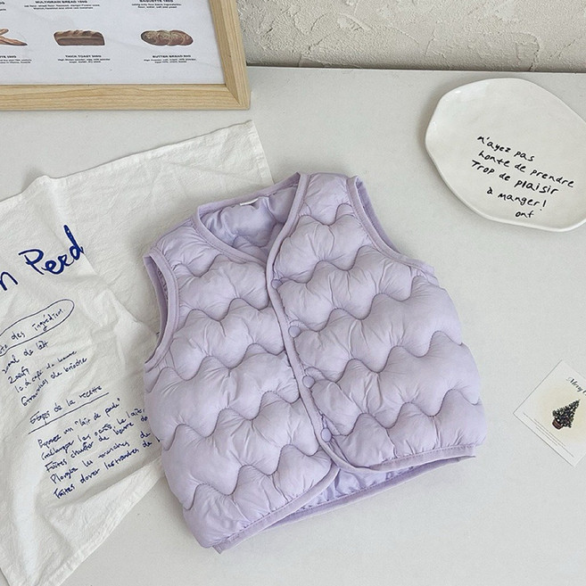 萱寶媽咪baby童裝館 現貨韓版兒童秋冬羽絨背心外套中大童背心外套女童背心外套男童馬甲背心兒童羽絨馬甲背心素色背心馬甲兒童背心外套童裝