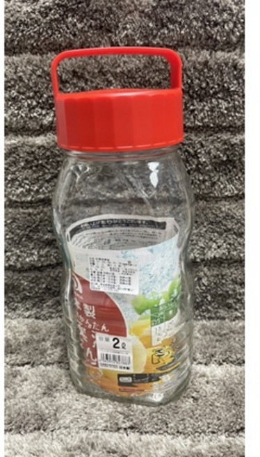 石塚硝子 2L 日本製 玻璃密封罐 醃果實酒專用, 1個