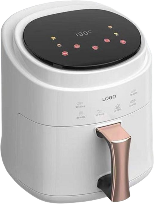 大容量多功能空氣炸鍋 家用薯條機, 8L 白色 英文美規 110v, 如圖