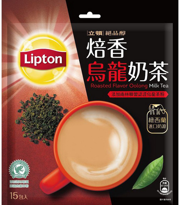 立頓 焙香烏龍奶茶, 1個