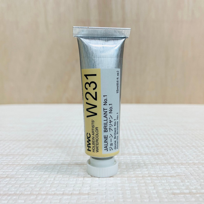 正大筆莊 好賓HWC專家級透明水彩繪具 W231(A級) Jaune Brilliant