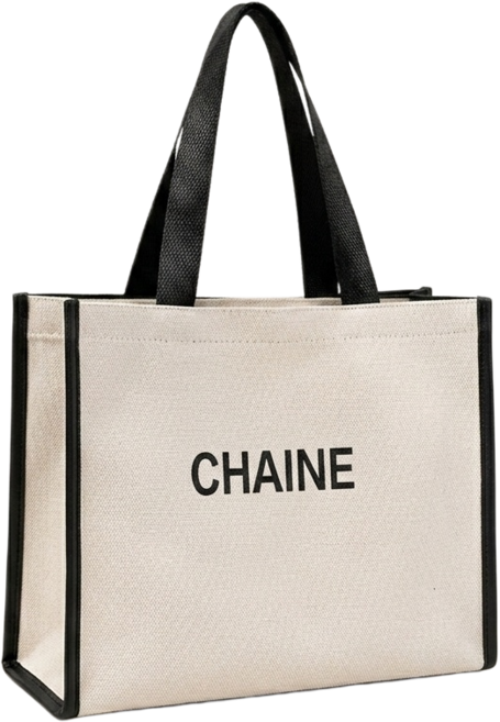 CHAINE 帆布大容量托特包